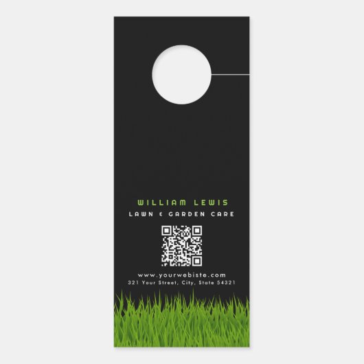 Tuin gazon zorg landschapsarchitectuur moderne gra deurhanger (Achterkant)