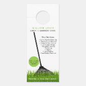 Tuin gazon zorg landschapsarchitectuur moderne gra deurhanger (Voorkant)