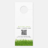 Tuin gazon zorg landschapsarchitectuur moderne gra deurhanger (Achterkant)