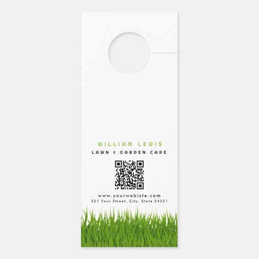 Tuin gazon zorg landschapsarchitectuur moderne gra deurhanger (Achterkant)