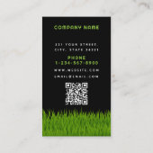 Tuin gazon zorg landschapsarchitectuur moderne gra visitekaartje (Achterkant)