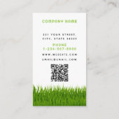 Tuin gazon zorg landschapsarchitectuur moderne gra visitekaartje (Achterkant)