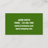 Tuin gazon zorg maaien tuinarchitect landschapsarc visitekaartje (Achterkant)