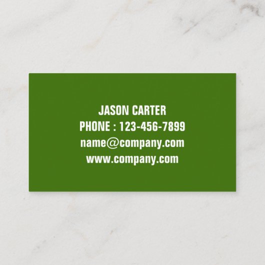 Tuin gazon zorg maaien tuinarchitect landschapsarc visitekaartje (Achterkant)