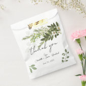 Tuin gebladerte groen wijnstokken bruiloft dank u bedankzakje (Gezegeld)