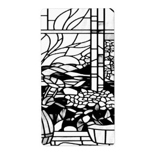 Tuin Gebrandschilderd Glas Etiket