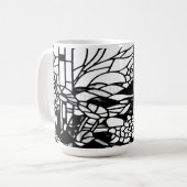 Tuin Gebrandschilderd Glas Koffiemok (Voorkant links)