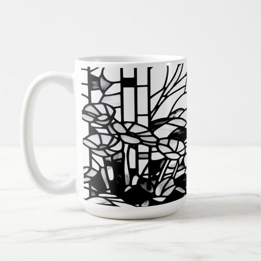 Tuin Gebrandschilderd Glas Koffiemok (Links)