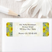 Tuin Geel Arnica Wildflower op elke kleur Etiket (Insitu)