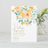  tuin geel groen bloemenzoet 16 kaart (Staand voorkant)