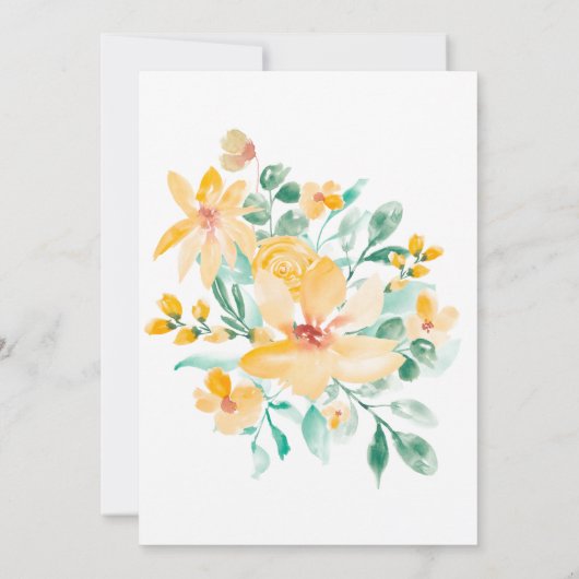  tuin geel groen bloemenzoet 16 kaart (Achterkant)