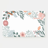 Tuin gereedschap & Wilde Bloemen Border Post-it® Notes (Voorkant)