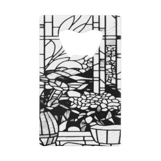 Tuin Glas in Lood  Creditkaart Flessenopener