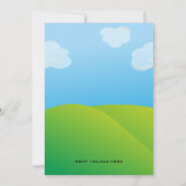 Tuin Gnome Kids Verjaardagsfeestje Kaart (Achterkant)