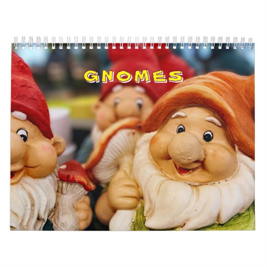 Tuin Gnome Leuke Foto - Kalender (Hoes)