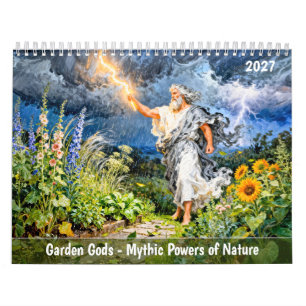 Tuin Goden 2027 - Mythische Krachten van de Natuur Kalender