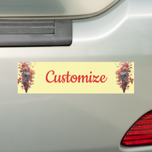 Tuin Godin Bloesem Thunder_Cove Bumpersticker (Op auto)