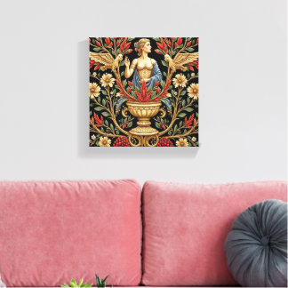 Tuin Godin Canvas Afdruk