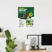 Tuin, Grasmaaien, Grasverzorging Poster (Thuiskantoor)