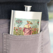 Tuin Groei Bloem Vrouw Kunst Antiek Flacon (Voorbeeld)
