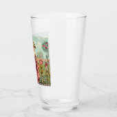 Tuin Groei Bloem Vrouw Kunst Antiek Glas (Links)