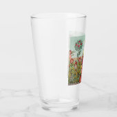 Tuin Groei Bloem Vrouw Kunst Antiek Glas (Rechts)