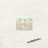 Tuin Groei Bloem Vrouw Kunst Antiek Post-it® Notes (Op bureau)