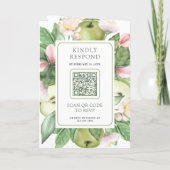Tuin Groen Appelboomgaard QR Code Huwelijk (Achterkant)