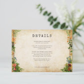  tuin groen stijlvol informatiekaartje (Staand voorkant)