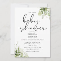 Tuin Groene Bloemen Baby Shower