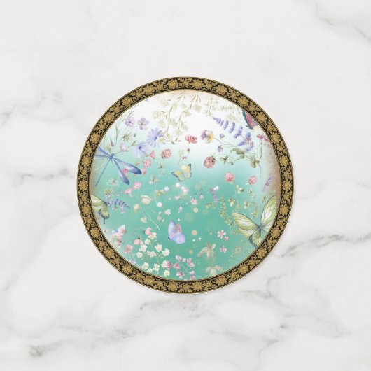 Tuin Groene Vlinder Confetti (Kleine voorkant)