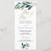 Tuin Groenen Gay Wedding Programma - Mr & Mr. Programmakaart (Voorkant)