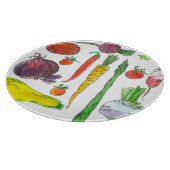 Tuin Groenten Asperges Bieten Wortelen Wortel Snijplank (Hoek)