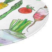 Tuin Groenten Asperges Bieten Wortelen Wortel Snijplank (Hoek)