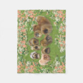 Tuin Groep Fleece Deken (Voorkant)