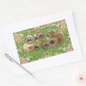 Tuin Groep Rechthoekige Sticker (Envelop)