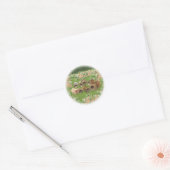 Tuin Groep Ronde Sticker (Envelop)