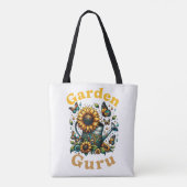 Tuin Guru Zonnebloem Canvas tas (Achterkant)