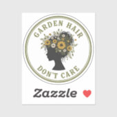 Tuin Haar, Geen Zorgen Sticker (Vel)