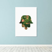 Tuin Hamsa Ballon Schilderstudio Kunst Canvas Afdruk (Insitu (Houten vloer))