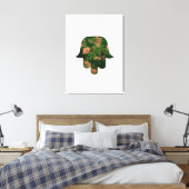Tuin Hamsa Ballon Schilderstudio Kunst Canvas Afdruk (Insitu (Slaapkamer))