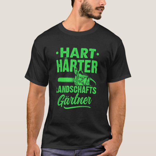 Tuin Harde Verharder Landschapsarchitect Tuinman T-shirt (Voorkant)