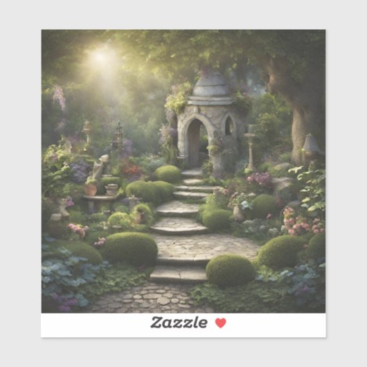 Tuin Heiligdom Kunst Sticker (Vel)