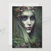 Tuin Heks Halloween Feest Uitnodiging (Voorkant)