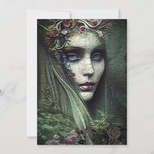 Tuin Heks Halloween Feest Uitnodiging (Voorkant)