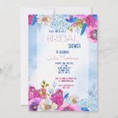 Tuin Heldere Bloemen Bruids Douche Uitnodiging (Voorkant)