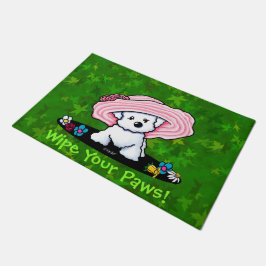 Tuin Helper Bichon Frise Deurmat