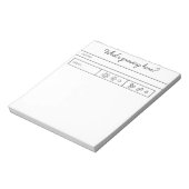 Tuin Helper Notitieblok (Linkerzijde)