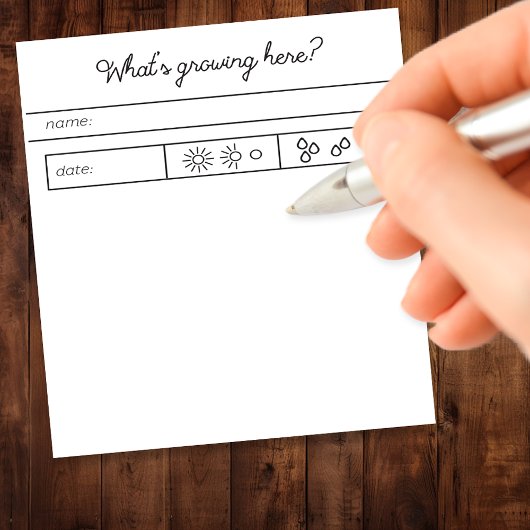Tuin Helper Notitieblok