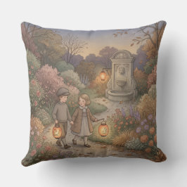 Tuin Herfst Schemering Buitenkussen